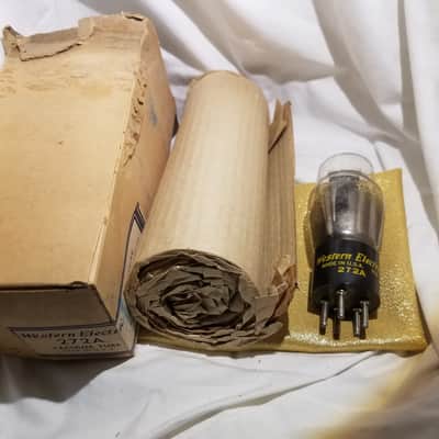 Western Electric ONE (1) 272A preamp triode tNOS AT1000 TESTED Vacuum Tubes mesh plate IOB Audio 1957 image 7