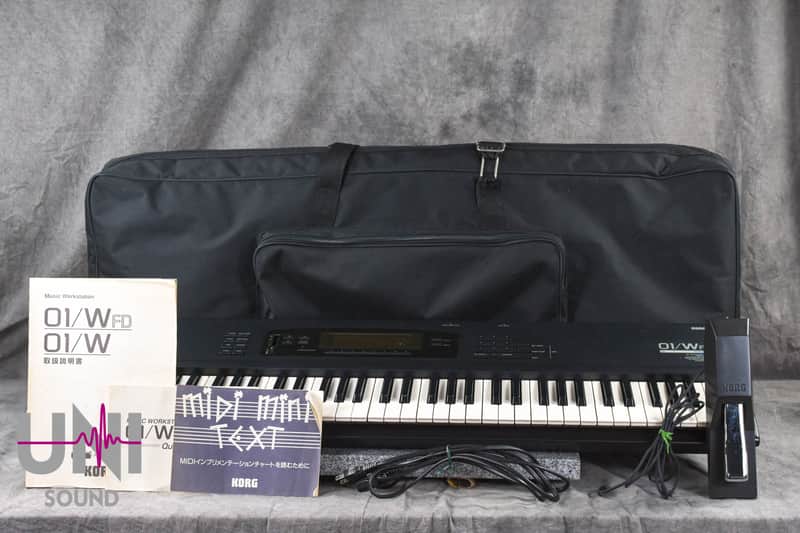 KORG 01/W FD Music Workstation Synthesizer in Very Good Condition image 1