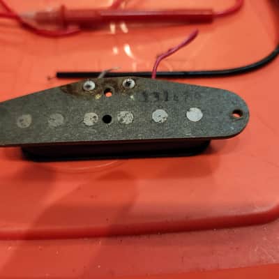 FENDER STRATOCASTER PICKUP 1979 grey bottom, rewound, meter reads 5.37 image 7