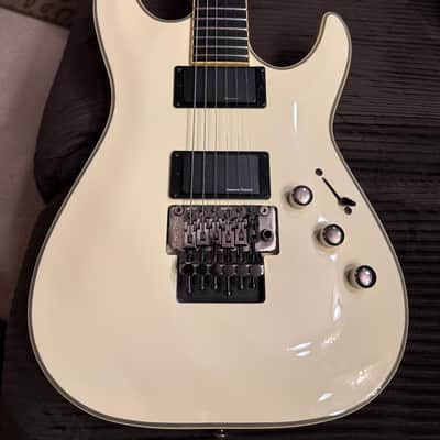Schecter Blackjack ATX C-1 FR Aged White Guitar *SUPER BLACK EBONY FINGERBOARD* (Made In Korea) image 7