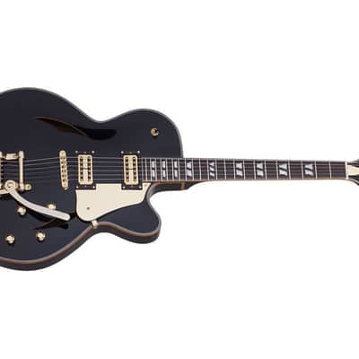 Schecter - 296-SHC - Retro Coupe - 6-String Electric Guitar - Gloss Black image 2
