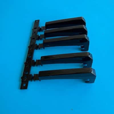 YAMAHA PSR-240 PSR-270 PSR-500 Keyboard Part: Black Keys 5-Key Set image 3