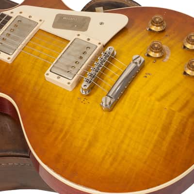 Gibson CUSTOM SHOP M2M LES PAUL STANDARD 1959 2H HT RW #R961618 - AGED SUNRISE TEABURST image 3