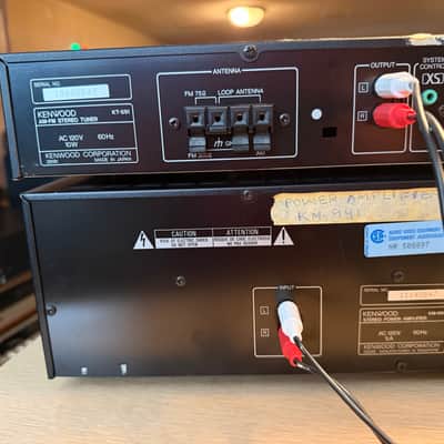 Kenwood KM-991 Power Amplifier + KT-591 Stereo Tuner Freshly Serviced V Rare🎶🔥 image 10