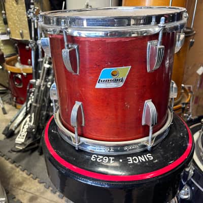 Ludwig Mahogany blew olive badge 10 inch Tom Drum image 1