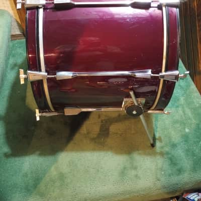 Tama Rockstar Made in Japan 22"(diameter)x16"(depth) Bass Drum 1980's - Plumb/Purple image 2