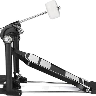 Alloy Bass Drum Pedal, Single Bass Drum Pedal Come with Classic Felt Beater Stick & Drum Key for Drum Set Instrument, Single-Chain Bass Drum Pedal for Beginner & Pro Drummers image 6