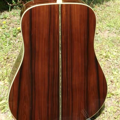 1980 Yairi YW-600 Dreadnought Guitar New Jacaranda Natural+vintage Hard Case image 7