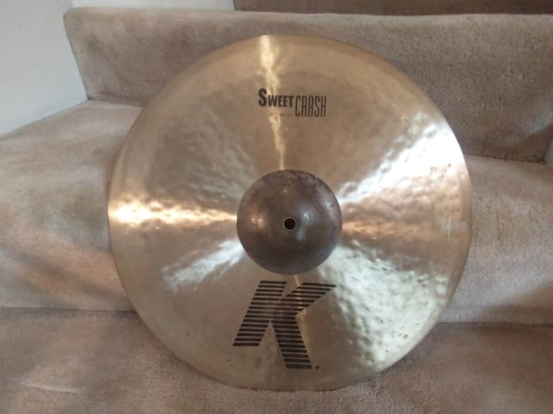 Immagine Zildjian K hand hammered 17 inch sweet crash cymbal 1132 grams excellent condition! - 1