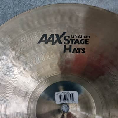 Sabian AAX 13" Stage Hats - Hi-Hat Cymbals (Pair) - Natural image 22