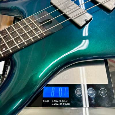 Ibanez Bass Workshop SRMS720 multi-scale 4-string electric bass guitar 2024 - Blue Chameleon image 9