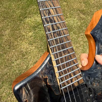 TW Smith Guitars Arch 2025 - Black maple burl Bild 20