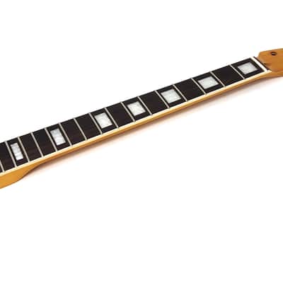 Brio Binded Maple Rosewood Fingerboard T-Style Neck w Block Inlays - Poly image 2