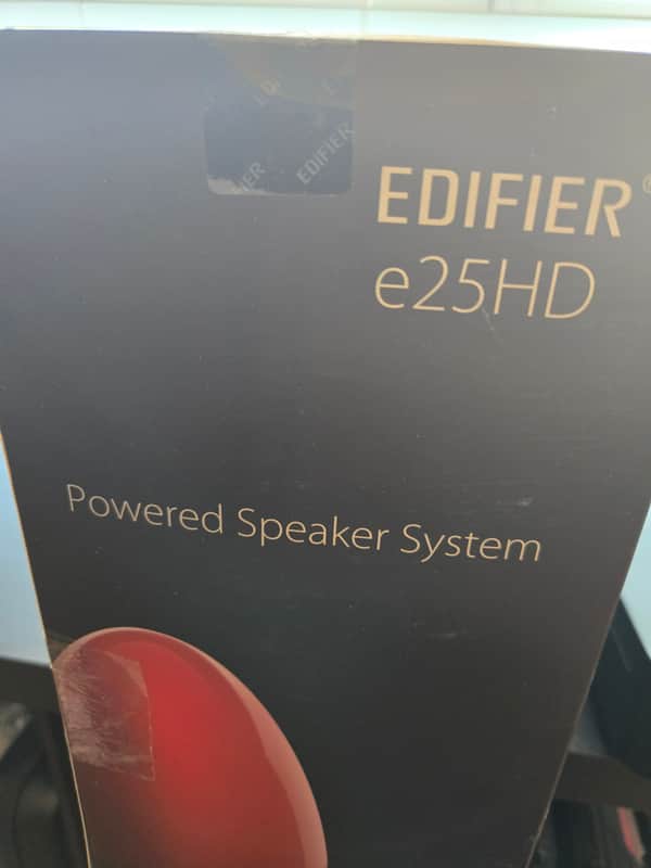 Edifier e25HD Luna Eclipse HD 2.0 Bluetooth Speakers with Optical Input - Red