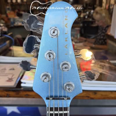 Lakland Skyline Darryl Jones DJ-5 - 5-String Bass Guitar - Lake Placid Blue Finish image 12