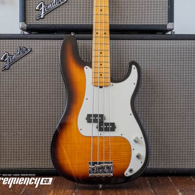 Fender Select Precision Bass in a Two Tone Sunburst wit a Flamed Maple Top and Fretboard - 2012 image 1