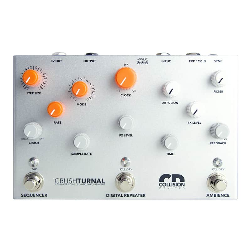 Collision Devices Crushturnal Digital Delay Reverb Sample Reducer Clock Sequencer image 1