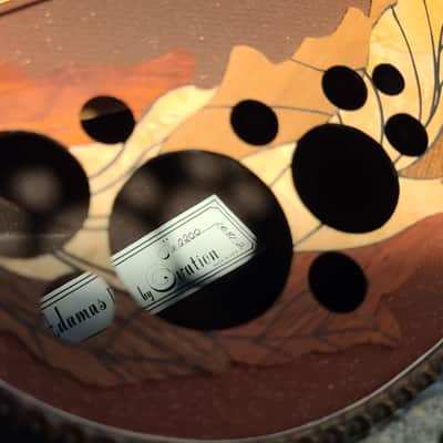 Ovation Adamas II 1981 - Red Reverse Burst Model #1681-2 image 9