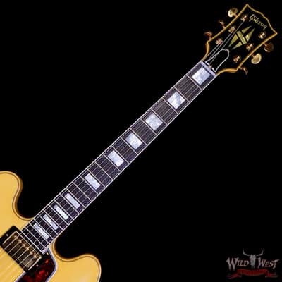 Gibson Custom Shop M2M 1959 ES-355 Reissue with Bigsby Murphy Lab Ultra Light Aged Heavy Antique White 9.00 lbs image 4