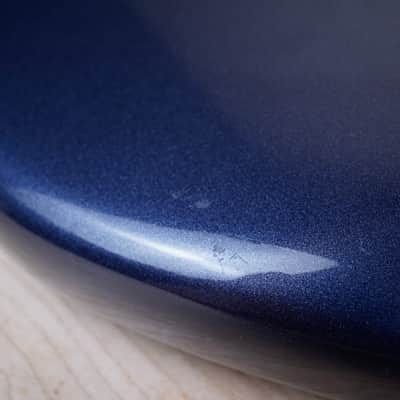 Fender Mustang 1977 Metallic Navy Blue Refinish USA Vintage w/ Hard Case image 12