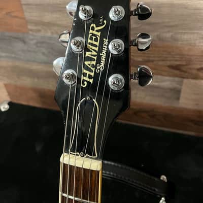 Hamer Sunburst guitar Vintage 1978 Made in USA DImarzio's w/mods. + Hard Case image 9