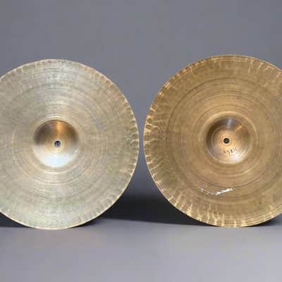 Zildjian 14" A. Zildjian Transition Stamp Hi-Hat Cymbals 1185g 1242g w/Video image 2