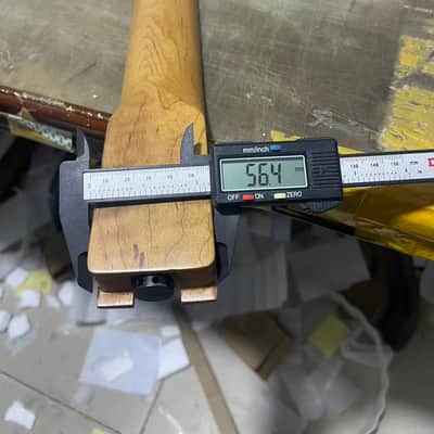 Reverse headstock floyd rose nut stainless steel 24 frets Roasted Maple guitar neck 25.5inch hole 10mm Lock nut Satin Wheel truss rods image 6