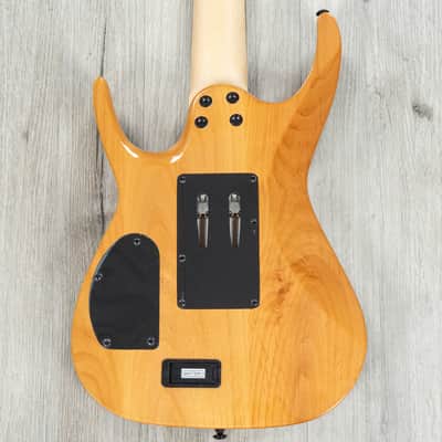 Dean Exile Select 7 Floyd Fluence 7-String Guitar, Natural Black Burst image 4