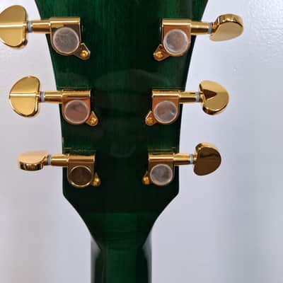 Ibanez AS93FM-TMG Artcore Expressionist 2025 - Present - Transparent Moss Green image 8