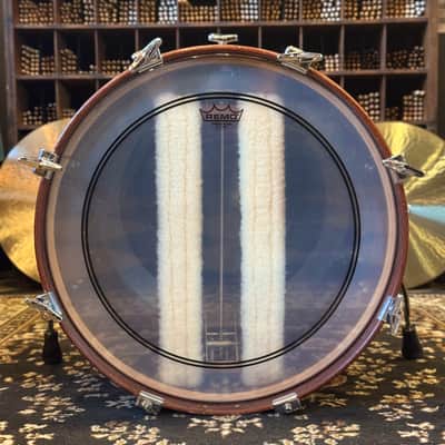 VINTAGE 1980's Sonor 17x20 Signature Horst Link Heavy Beech Shell Bass Drum in African Bubinga image 6