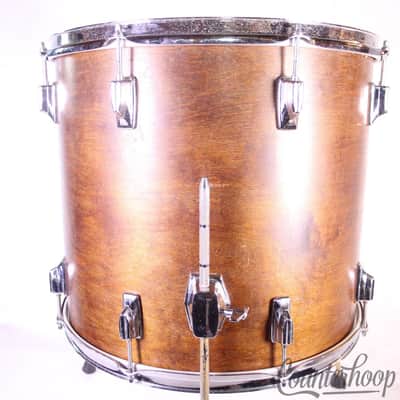 Tama 18x16"Superstar Floor Tom Drum Vintage 80s Japan Custom Mahogany 6ply Birch image 6
