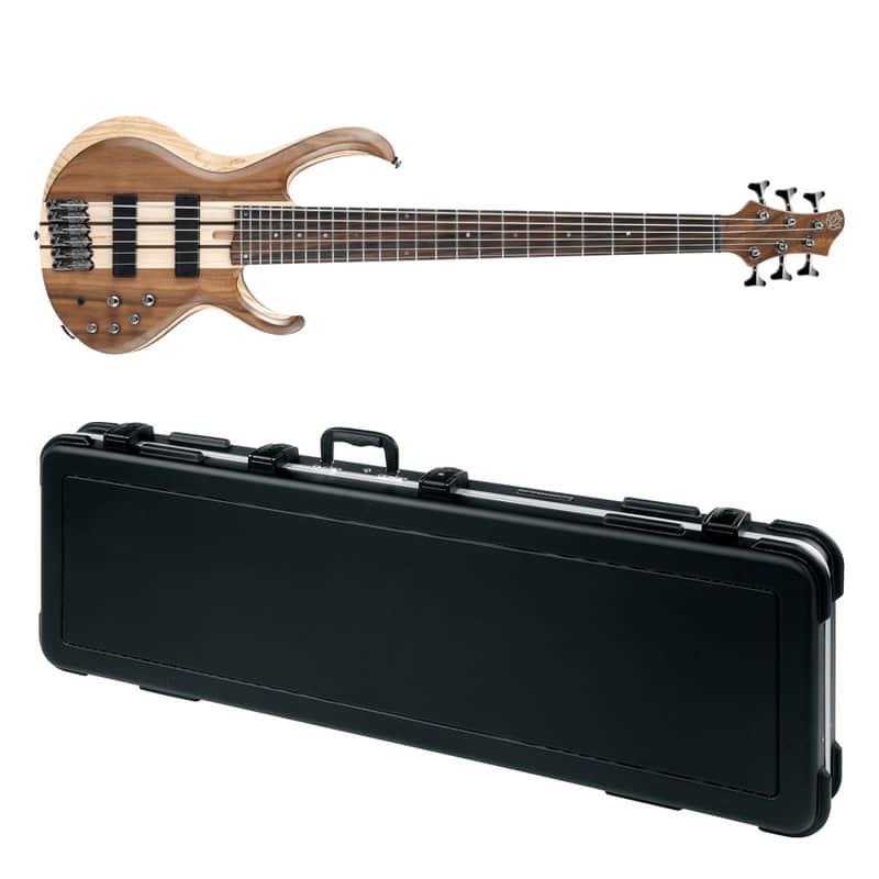 Ibanez BTB746 6-String Electric Bass Guitar Natural Low Gloss + Ibanez Case BTB 746 NTL - Brand New image 1