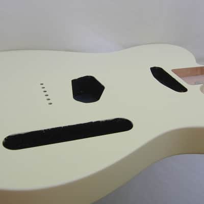 TELE Body /Alder 2-Piece/ Cream - Nitro Finish/ Telecaster- (Fits Fender, Warmoth etc. ) image 1