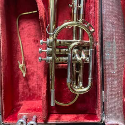 King Cleveland Superior Cornet 1950's Lacquered Brass image 6