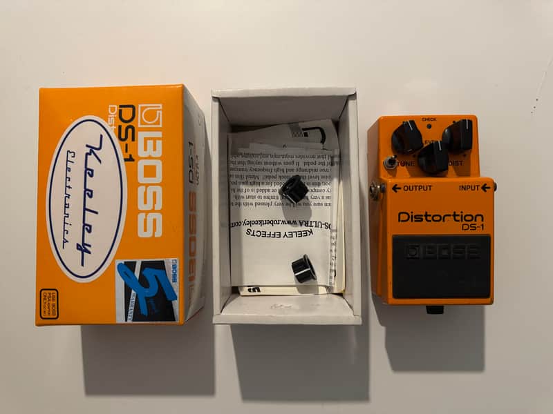 Keeley Boss DS-1 Distortion with Ultra Mods - Orange