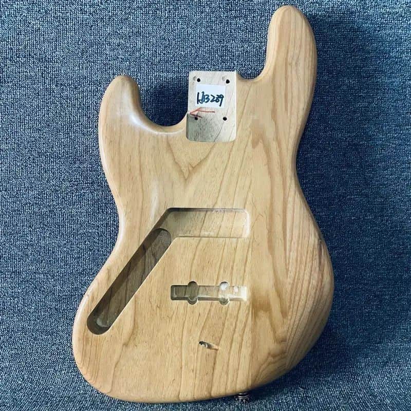 Left Handed Ash Jazz Bass Style Body DIY Project image 1