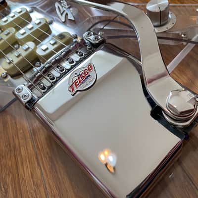 Very Rare 1990's Japanese Teisco Spectrum 5 Acrylic with OHSC. 100 built Worldwide image 11