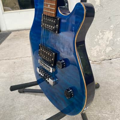 Washburn Quilted Maple WM100 USA Chicago Custom Shop 1998 - Cobalt Blue image 12