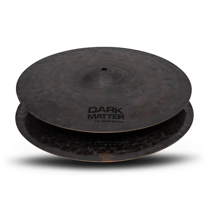 Dream Cymbals 14" Dark Matter HiHats image 1