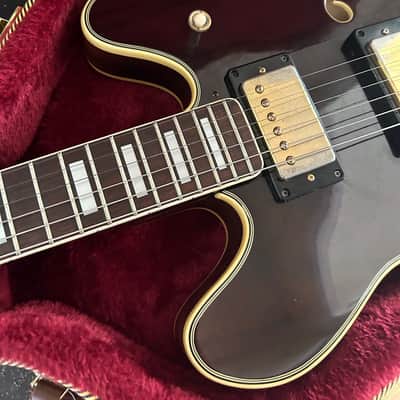 Bradley ES-55W Double Cutaway Semi-Hollow 1975 Natural Rosewood image 8