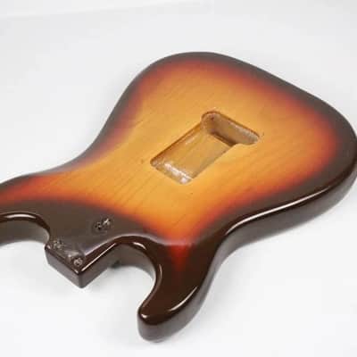 1979 Vintage Fender Stratocaster Sunburst 3-Bolt BODY 4.2 lbs Super CLEAN 1970s USA Strat image 9