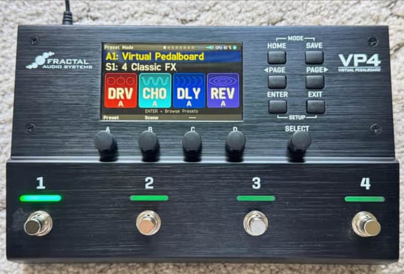 Fractal Audio VP4 Virtual Pedalboard 2025 - Present - Black image 1
