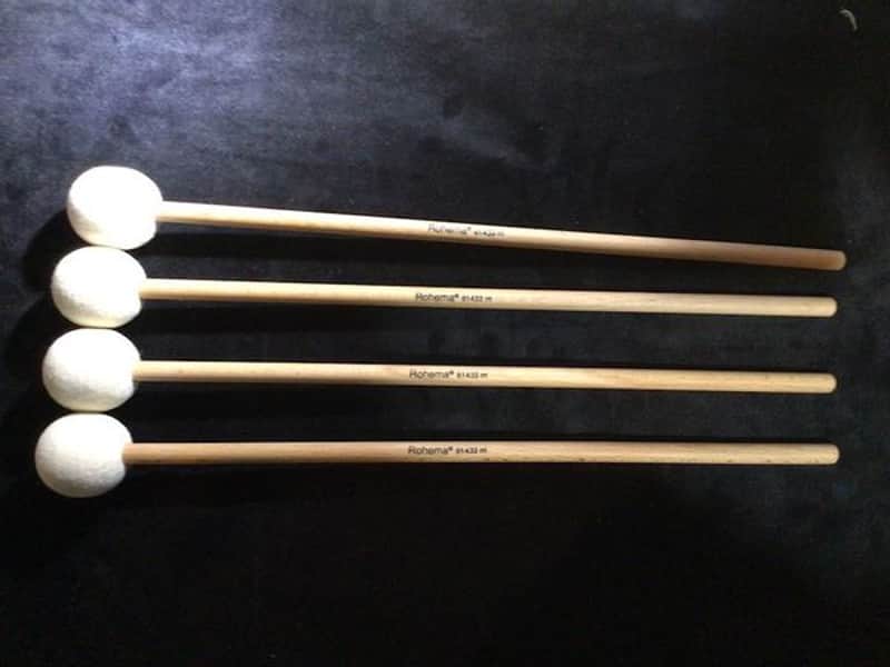 Rohema Percussion - Eco Series - Timpani Mallets Hard (Made in Germany) 2 Pairs image 1