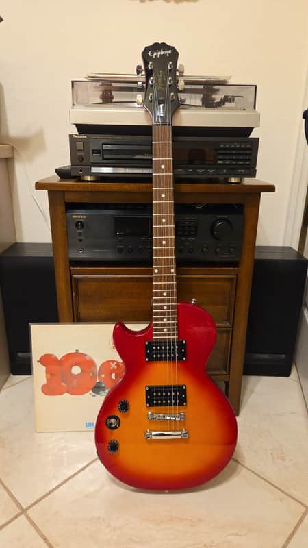 Lefty Epiphone Les Paul Special II 1990s - Heritage Cherry
