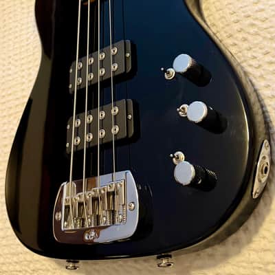G&L USA ASAT Electric Bass Guitar - Jet Black image 7