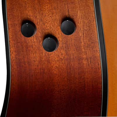 Yamaha FGX5 GL Red Label Dreadnought Acoustic-Electric Guitar, Solid Spruce Top image 4