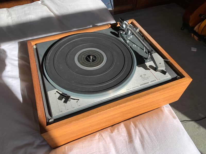 GL75 Goldring Lenco Turntable 1969 (Made in Switzerland; Serviced) image 1