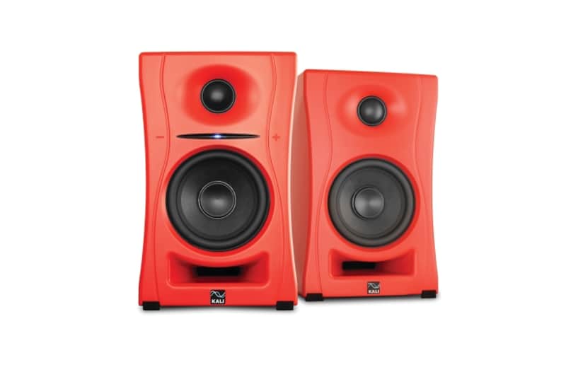 Kali Audio LP-UNF-R 4-Inch 2-Way Powered Loudspeaker System with Bluetooth – Red (Pair) LP-UNF-R image 1