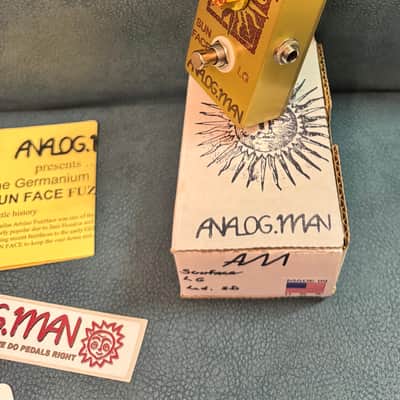 Analogman Sun Face LG - Germanium Fuzz w/Sun Dial Knob and LED image 4