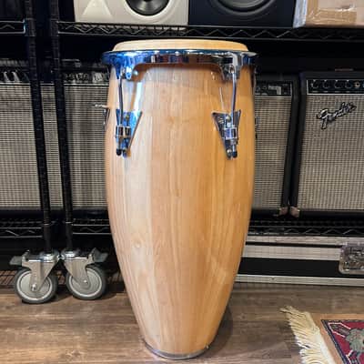 Latin Percussion LPA646-AW Aspire Series 10/11" Conga Set with Stand, Black Hardware 2010s - Natural image 12